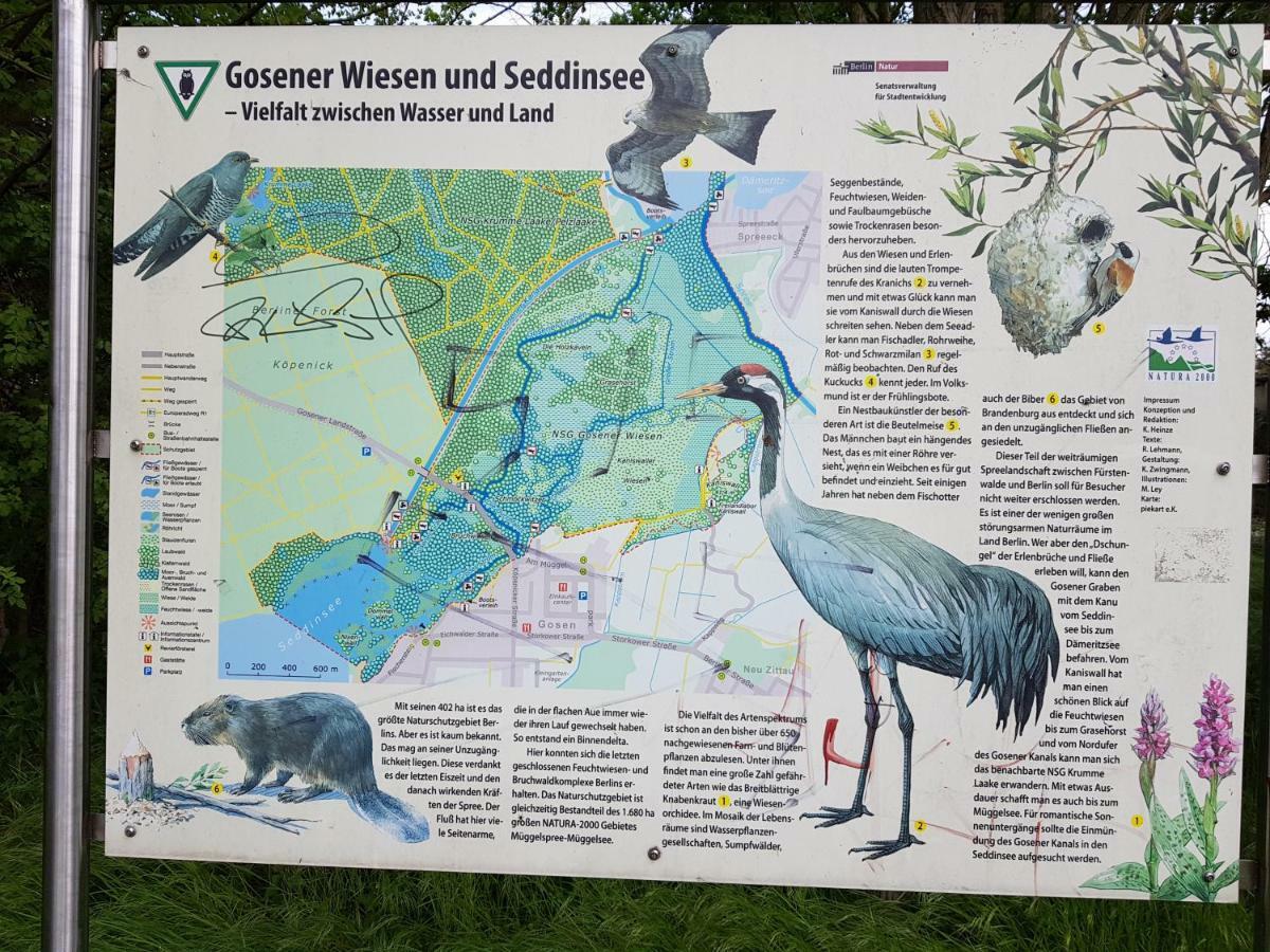 Gemuetliche Idylle Am Seddinsee Gosen Exterior foto